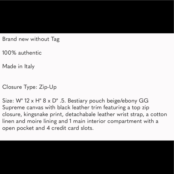 Gucci Snake Wristlet - Picture 4 of 4